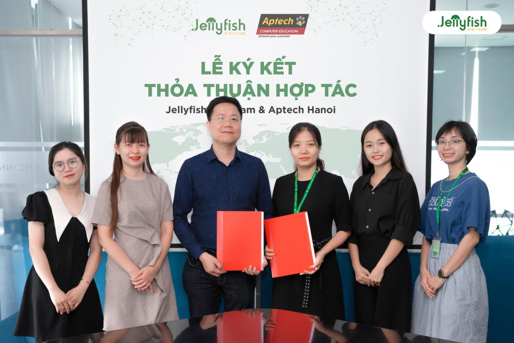 Jellyfish Việt Nam và Aptech Hà Nội ký kết thỏa thuận hợp tác