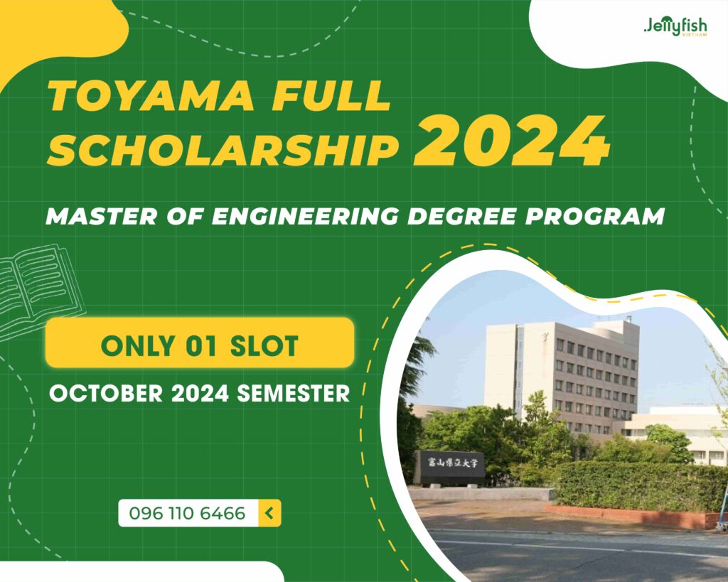 2024 Toyama full scholarship