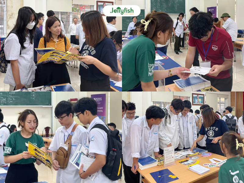 Jellyfish Vietnam at Uni Fair at HUS High School for Gifted Students