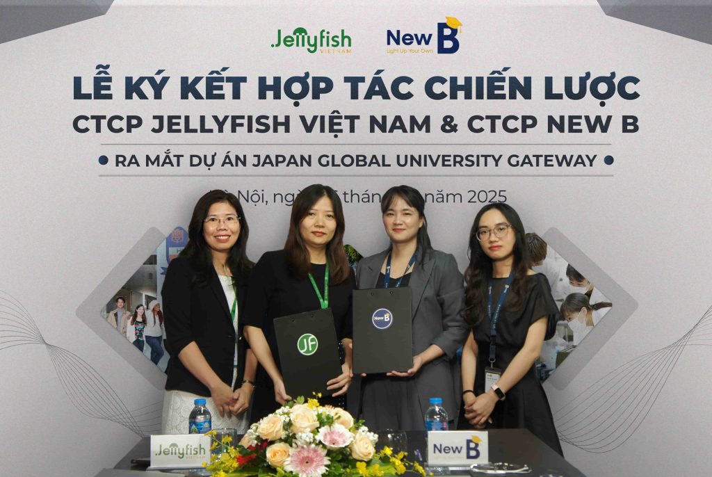 Signing Ceremony of Strategic Cooperation between Jellyfish Vietnam JSC and New B JSC