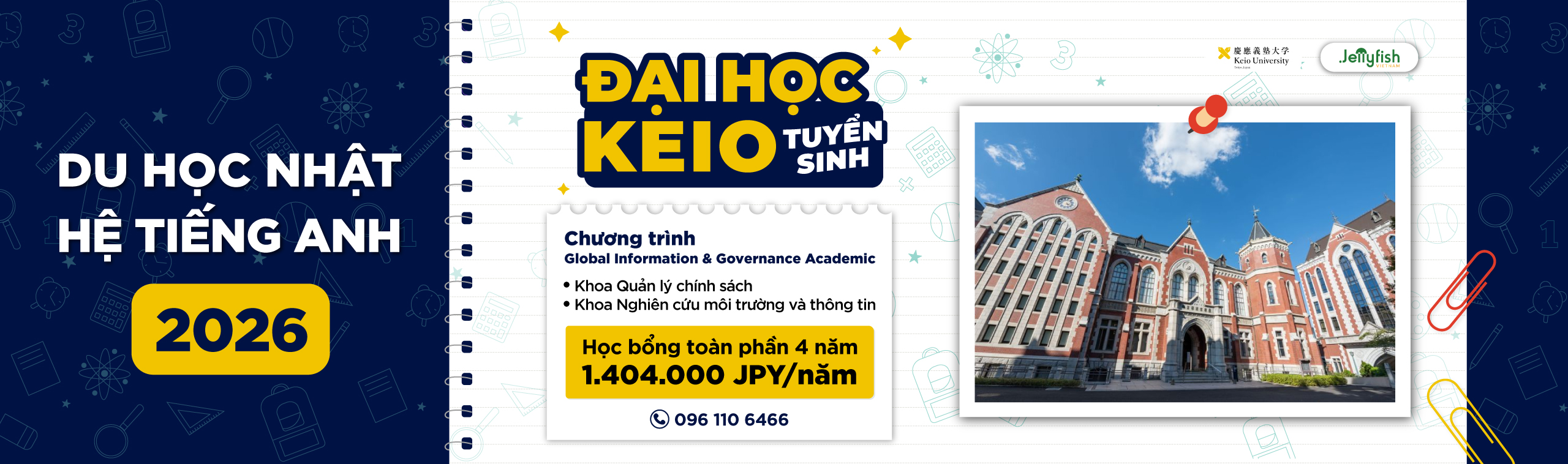 Tuyen sinh truong Dai Hoc Keio