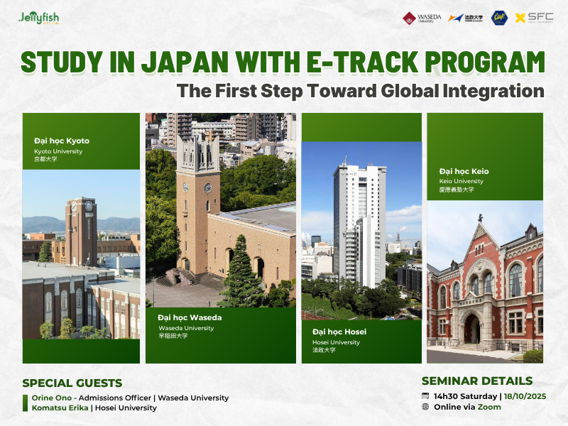 online seminar “Study in Japan with the E-Track Program – The First Step Toward Global Integration