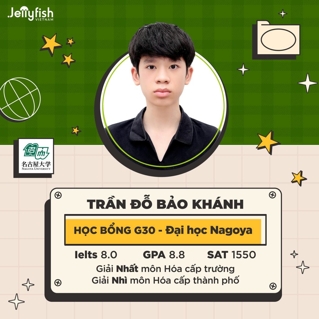 Trần Đỗ Bảo Khánh – Sinh viên tại Đại học Nagoya